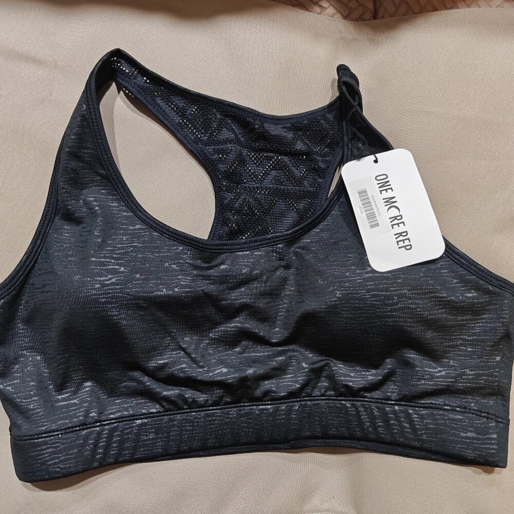 ZYIA Black Bomber Bra, NWT